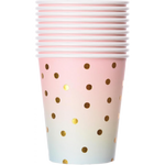 Паперові стаканчики для дівчинки (10 шт).)