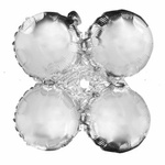 Повітряна кулька Silver To Girland (40см*40см) 