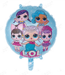 Фольгована кулька LOL Girls 18" (45 см).)