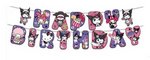 Паперова гірлянда Happy Birthday Kuromi (1 шт)