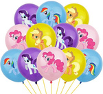 Гумові кульки з принтом My Little Pony (12 шт).)