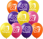Гумові кульки з принтом Instagram (10 шт).)