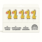 Свічки на день народження – Жирафи (5 шт.)