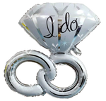 Фольгована кулька "Кільця" (80см*100см)