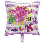 Фольгована кулька Baby Girl 18" (45 см).)