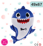 Фольгована повітряна кулька Baby Shark Blue (49см*67см)