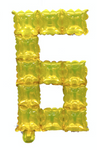 Номер фольги POP IT 6 Gold (40см) 