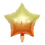Золота зірка з райдужної фольги 18" (45 см).)