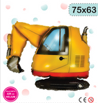 Фольгована кулька Екскаватор (75см*63см)
