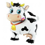 Повітряна кулька з фольги Happy Cow, Grabo